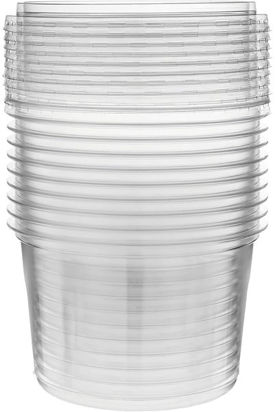 Hotpack Pet Deli Container Round With Lid 12Oz - Pet 10 Pieces ' 10 Units
