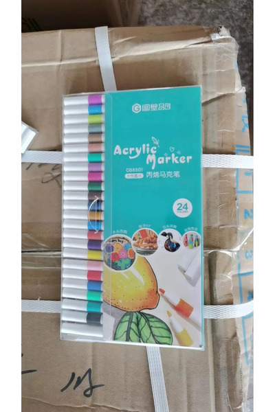 Choice Art Marker-24 colors 12/24/36 Colors Acrylic Paint Pens Medium Tip 8 S...