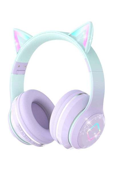 GENERAL caijin Wireless Bluetooth Noise Cancelling Headphones, Gradient Macar...