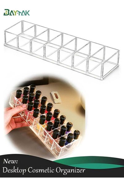 Baytak Makeup Organizer, Clear Acrylic Vanity Organizer for Dressing Table, 8...