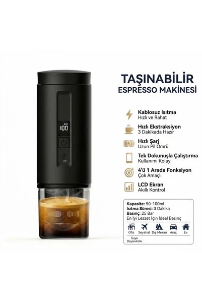 Qawa TAŞINABİLİR KAHVE MAKİNESİ
