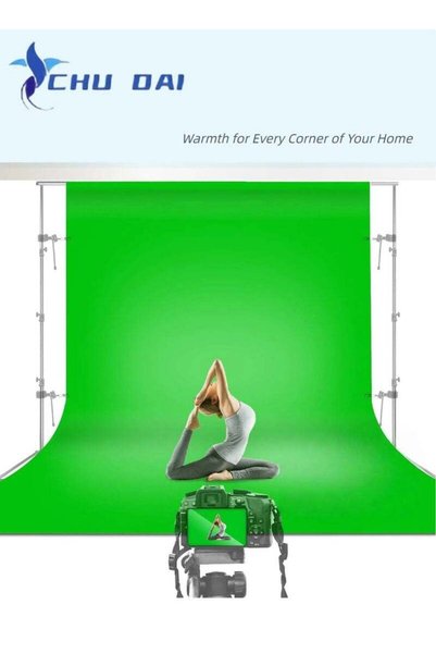 CHU DAI 150X300cm Green Chromakey Backdrop Screen Photo Background, Premium S...