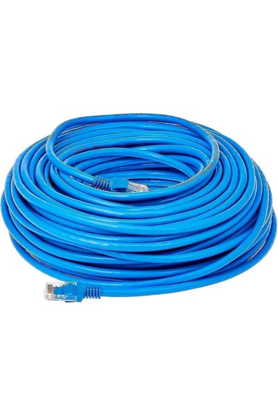 GENERAL كابل إيثرنت Cat6 بطول 30 مترًا - أحمر، 8P8C، ذكر إلى ذكر، للاستخدام ا...
