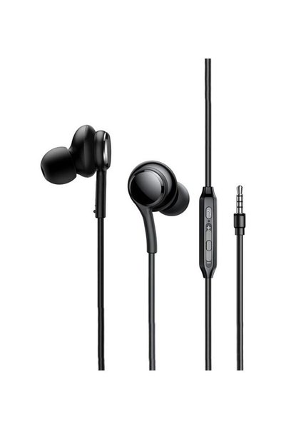 Joyroom Wired Series In-Ear Wired Earbuds With Microphone Black
