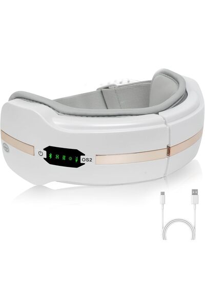 Aputue Eye Massager With Heat, Bluetooth Music Rechargeable Mask for Migraine...