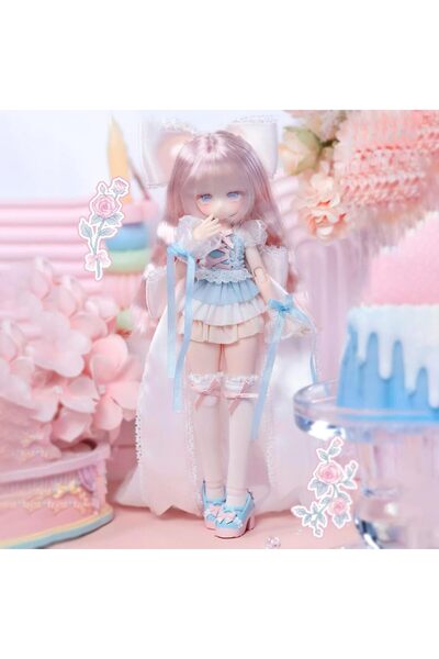 Generic دمى BJD مقاس 1/8، دمية BJD بطول 9 بوصات، دمية ذات مفاصل كروية، دمى قا...