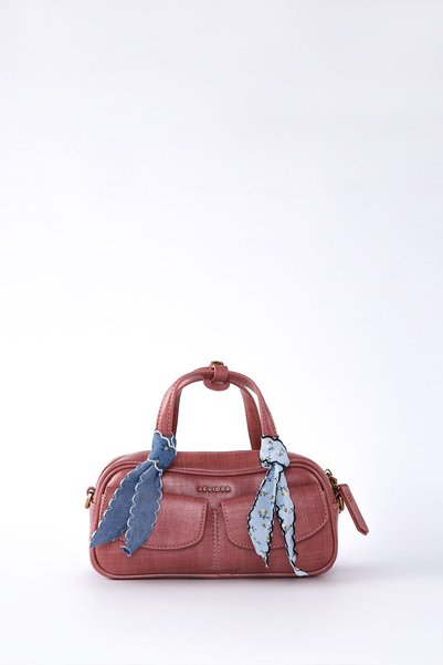 Levidor Double pocket handbag pink