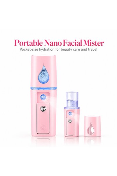 Generic Brand Portable Nano Facial Mister, 20ml USB Rechargeable Face Sprayer...