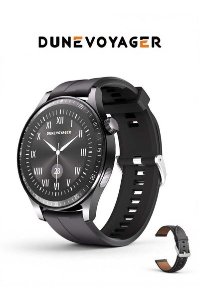 DuneVoyager Smartwatch With HD AMOLED Display 280mAh Smart Watch for Men Wome...