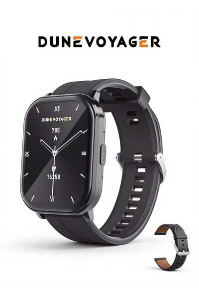 DuneVoyager Smartwatch with HD AMOLED display, 280mAh smartwatch for men and ...