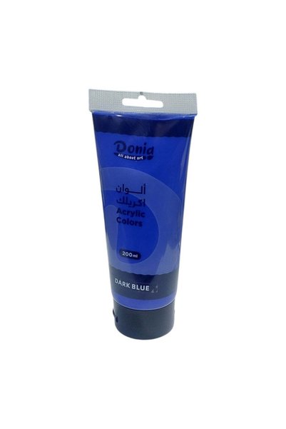 Donia Acrylic Paint 200ml Dark Blue