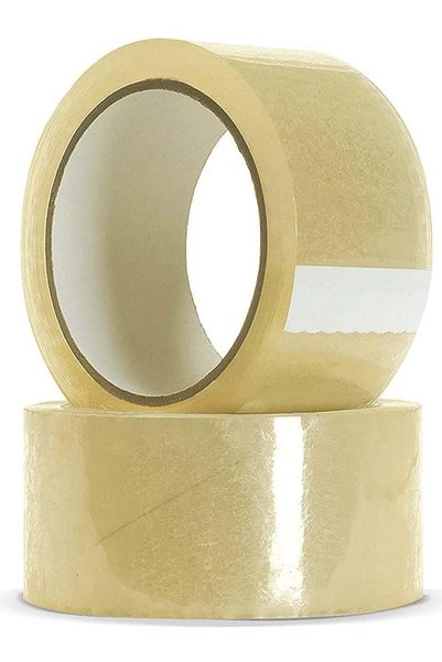 HarabiMed Premium Clear Packing Tape – 70 Yards (2 Rolls), Strong Adhesive fo...