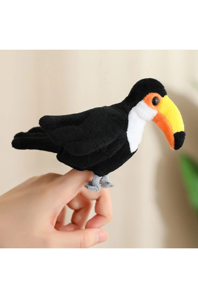 Choice Toucan 9CM Mini Finger Puppets Educational Toys For Children Hand Cart...