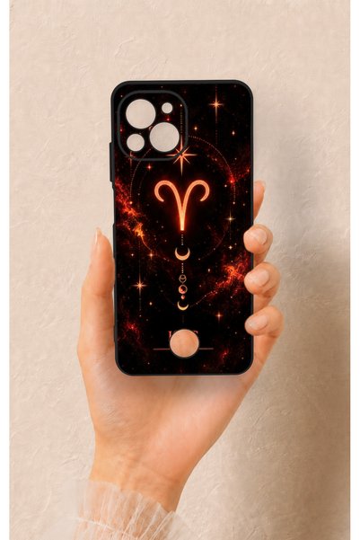 Vip Case Reeder S23 Pro Max Compatible Silicone Case with a Zodiac Sign Pattern.