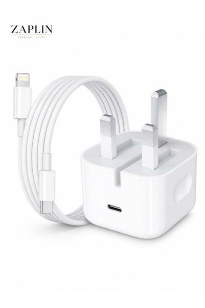 GENERAL شاحن سريع ZapLin بقوة 20 واط لهواتف iPhone، محول طاقة USB-C، شاحن PD ...