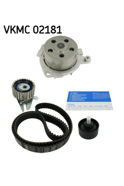 SKF Set pompa apa + curea dintata VKMC 02181