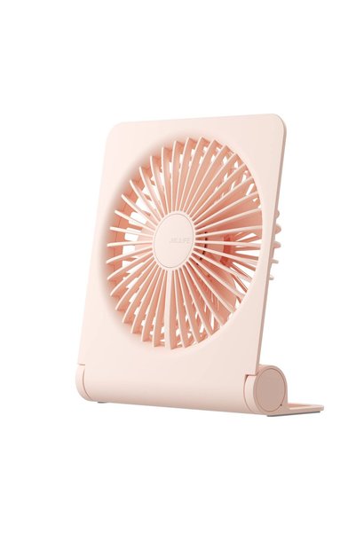 JISULIFE Small Desk Fan, Portable Table Fan USB Rechargeable 4500 mAh Battery...