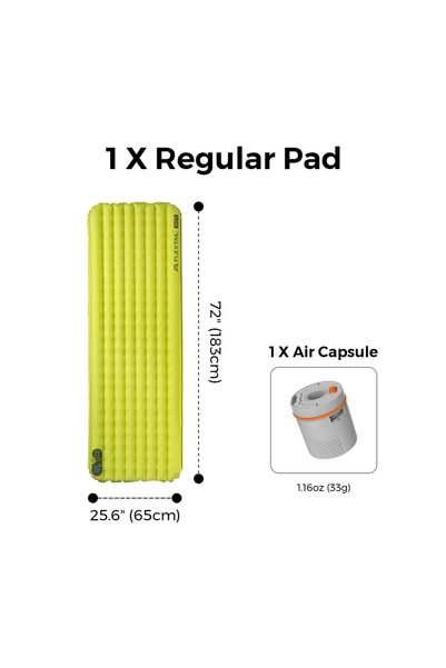 Choice R03 Regular FLEXTAIL Insulated Sleeping Pad, Ultralight Inflatable Cam...