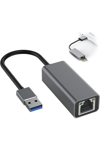 LAXDAMRE محول USB إلى إيثرنت، محول شبكة USB 3.0 إلى جيجابت RJ45، سرعة عالية 1...