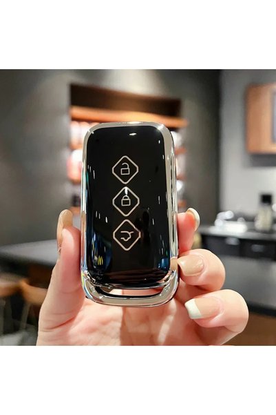 Choice black TPU Key Protect Case Cover Keychain for Baojun 510 730 360 560 R...