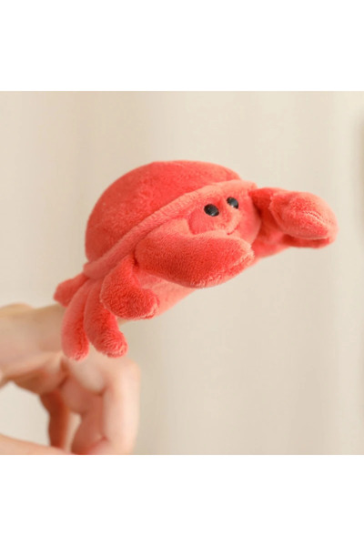 Choice Crab 9CM Mini Finger Puppets Educational Toys For Children Hand Cartoo...