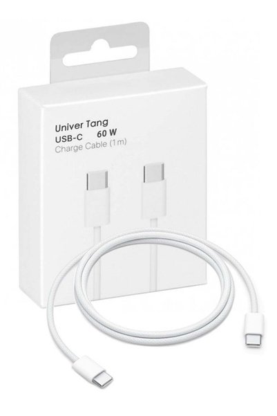 Univer Tang كابل شحن فائق السرعة من نوع USB-C إلى USB-C، طوله 1 متر، متوافق م...