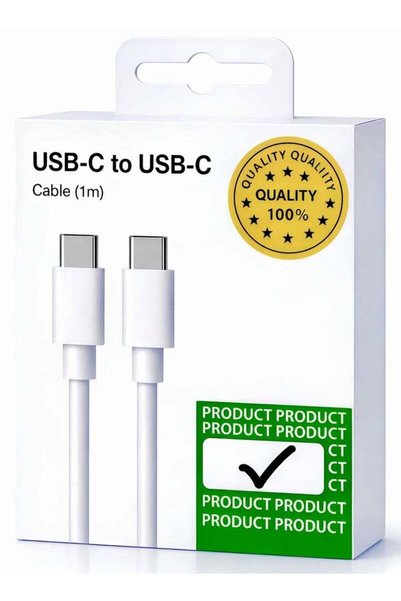 BARQUED كابل شحن سريع BARQ بقدرة 60 واط من USB-C إلى USB-C |   توصيل طاقة سري...