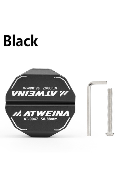 Choice Black ATWEINA Aluminum Alloy Bicycle Headset Cover Phone Holder CNC In...