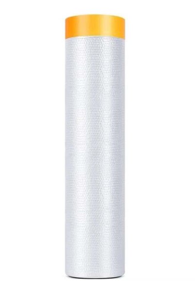 PINKSAMA Pre-Taped Masking Film, Plastic Dust Proof Paint Protective Film,Wat...