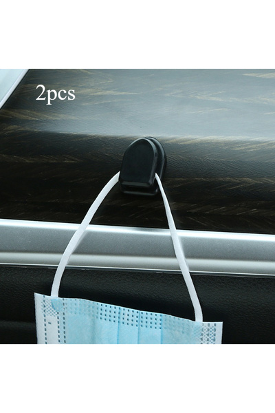 Choice 2pcs-black 2pcs Portable Mini Car Hook-An Invisible Hanger with Strong...