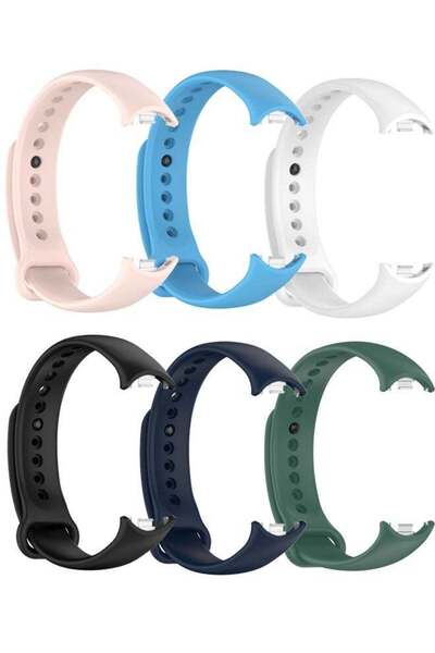 GENERAL HablTech Silicone Strap Compatible for Xiaomi 10/9/8 Adjustable Sport...