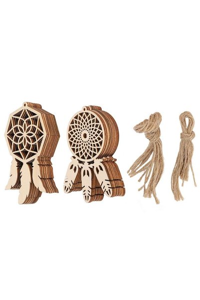 Generic Brand 20pcs Mini Wooden Dreamcatchers, Mini Dreamcatchers, Dreamcatch...