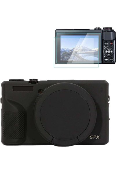QIRG Silicone Case for Canon G7 X Mark III Case, G7X Mark III Accessories wit...