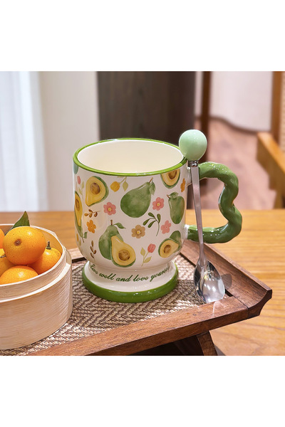 Generic Brand Ceramic Mug Gift for Girls Office Breakfast Coffee Cup
