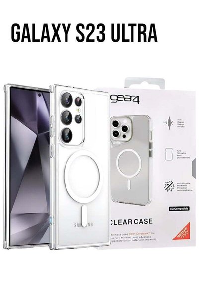 GEAR4 Samsung Galaxy S24 Ultra Shockproof Case, Magnetic Anti-Scratch Protect...