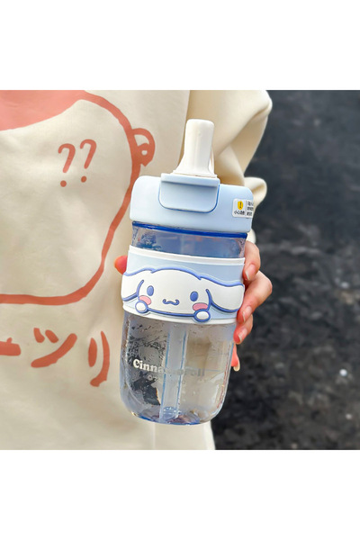 Generic Brand Large Capacity Straw Water Bottle Portable Summer Cup for Students