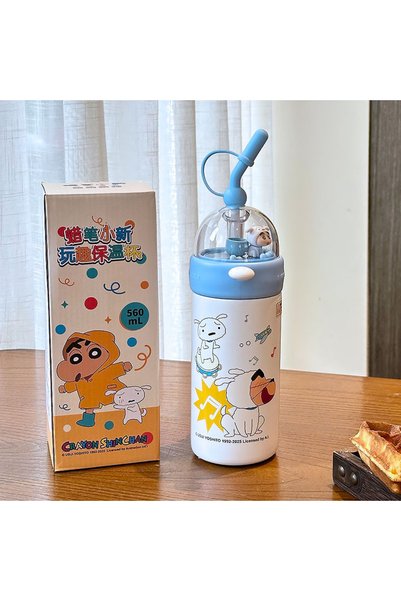 Generic Brand Kids Large Capacity Insulated Straw Water Bottle