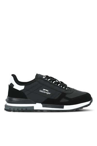Slazenger Illionis Black and White Casual Sports Shoes, Men's Sneakers.
