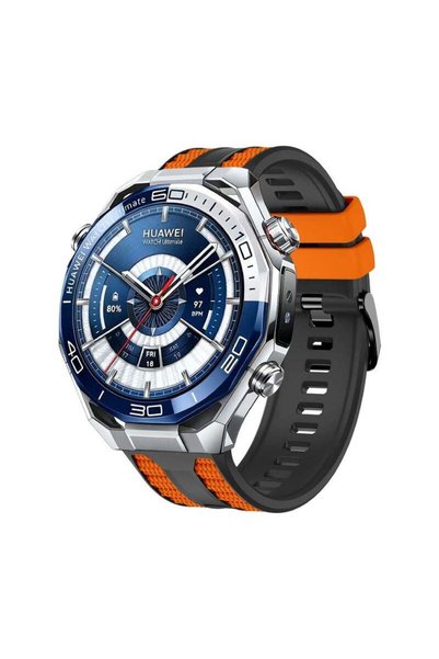 HablTech 22mm Silicone Two-tone Watch Band Compatible with Huawei Watch GT7/G...