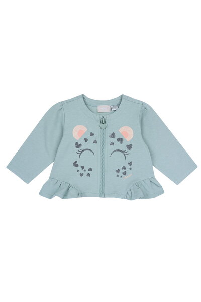 Chicco Cardigan copii cu fermoar, Verde deschis, 05588-66MFCO