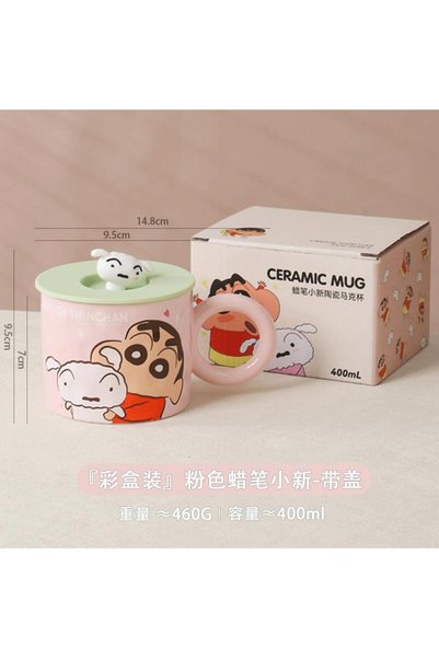 Generic Brand كوب قهوة سيراميك لطيف مع ملعقة، هدية مثالية لعيد ميلادها أو للا...