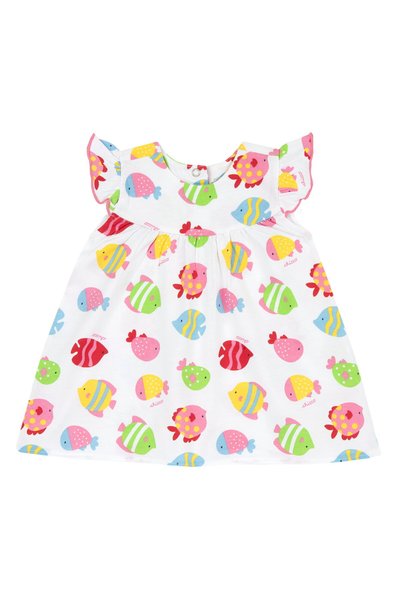 Chicco Rochie copii Chicco, alb cu model, 05904-66MFCO