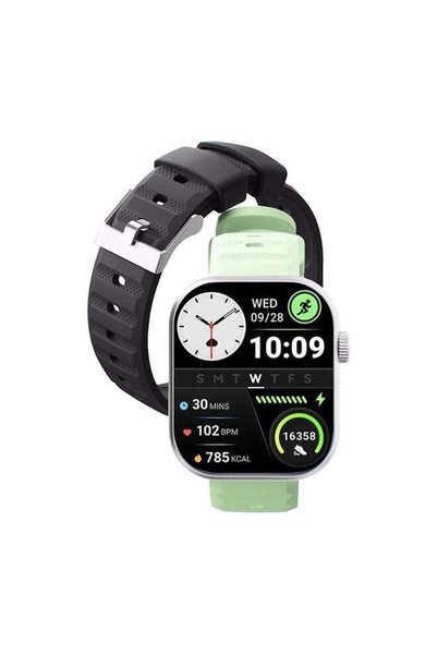 Itelife ITEL 220 mAh O20 Smartwatch - 2.04'' Display, IP68 Waterproof Black