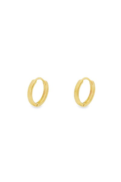 Bijuteria SORELLY Cercei tip cerc din argint placat cu aur de 14k