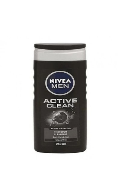 NIVEA Shower Gel Active Clean 250ml 26683 --- Shower Gel Active Clean 250ml