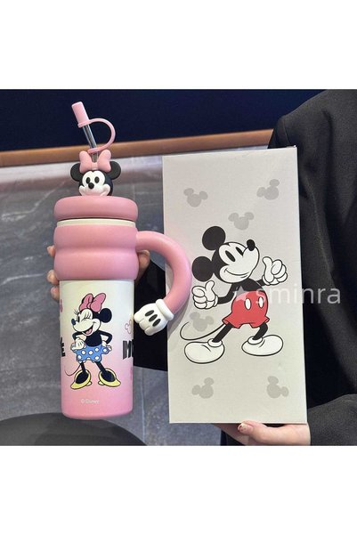 Generic Brand Large Capacity Double-Drink Insulated Straw Tumbler Office Stud...