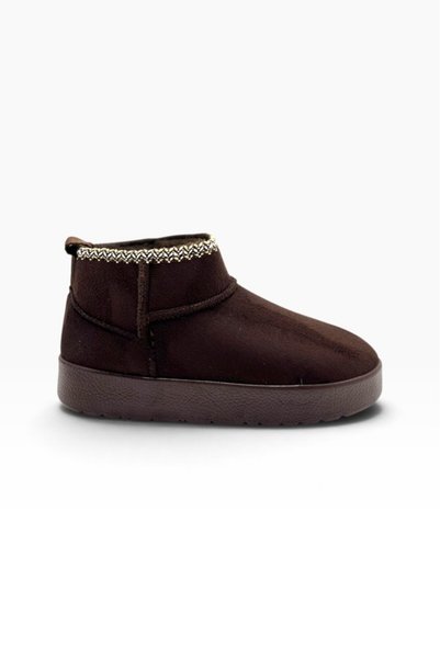 Cakgo Polen 3001.Z.002-27 Süet Kürklü Anatomik Kadın Bot