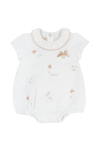 Chicco Salopeta bebe Chicco, pantaloni scurti, Alb 2, 50989-66MFCI