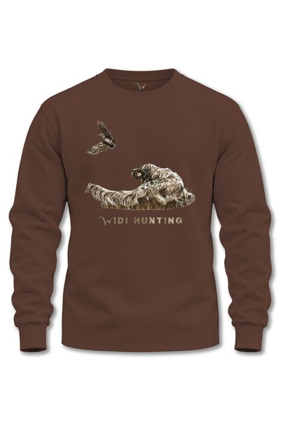 WİDİ Hunter Hunting Culligan English Setter Printed Regular Fit Crew Neck Bro...