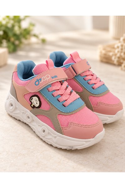 LE STYLE DE MARIE Children's Glowing Lace-Up Sports Shoes Comfortable Lightwe...